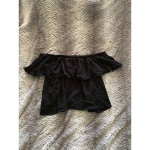 Off-the-shoulder Crop Top